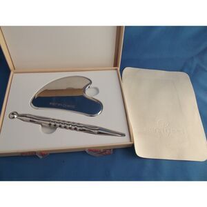 Stainless Steel Gua Sha and Acupuncture Pen, Manual Reflexology Tools for Muscle